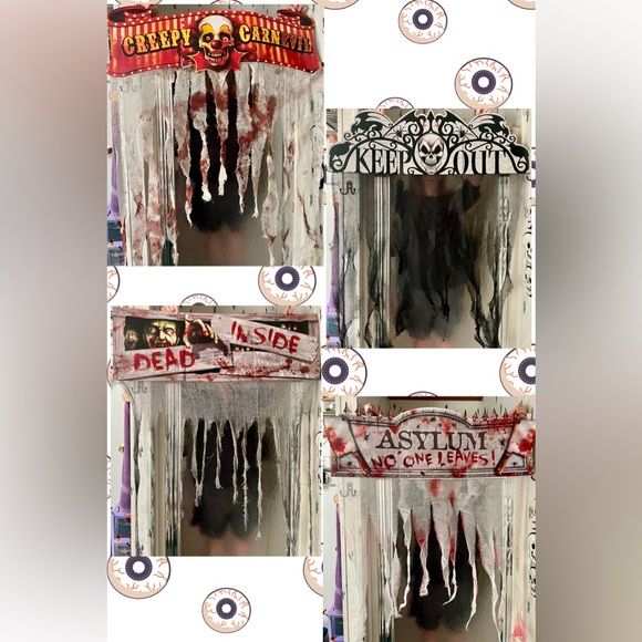 Halloween Creepy Door Curtains (4) - Picture 1 of 5